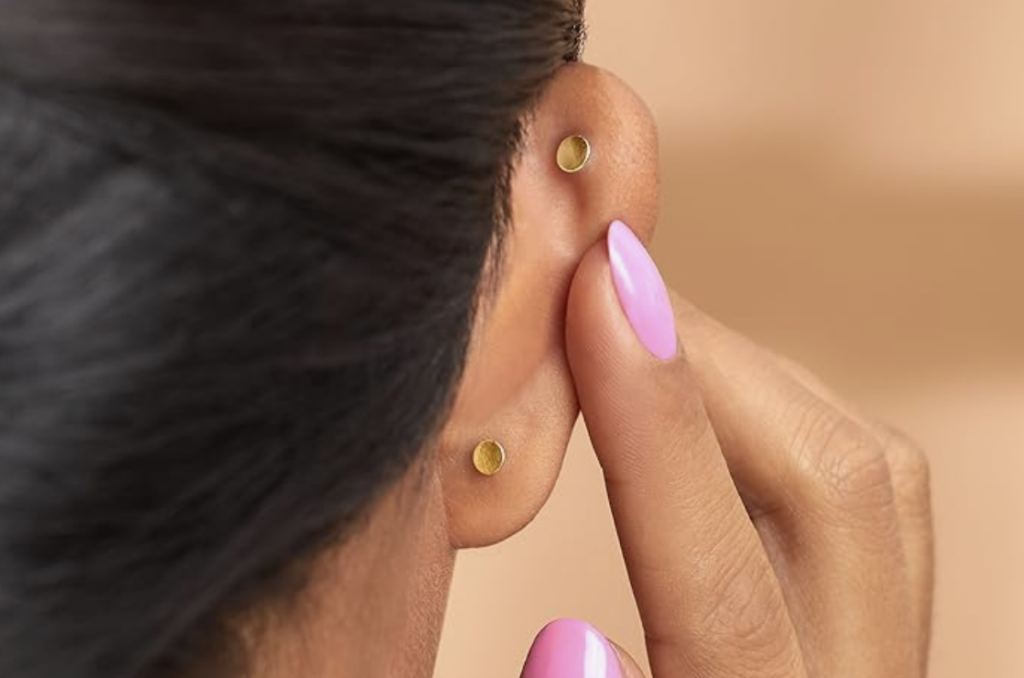 flat back earrings, flat back earring studs